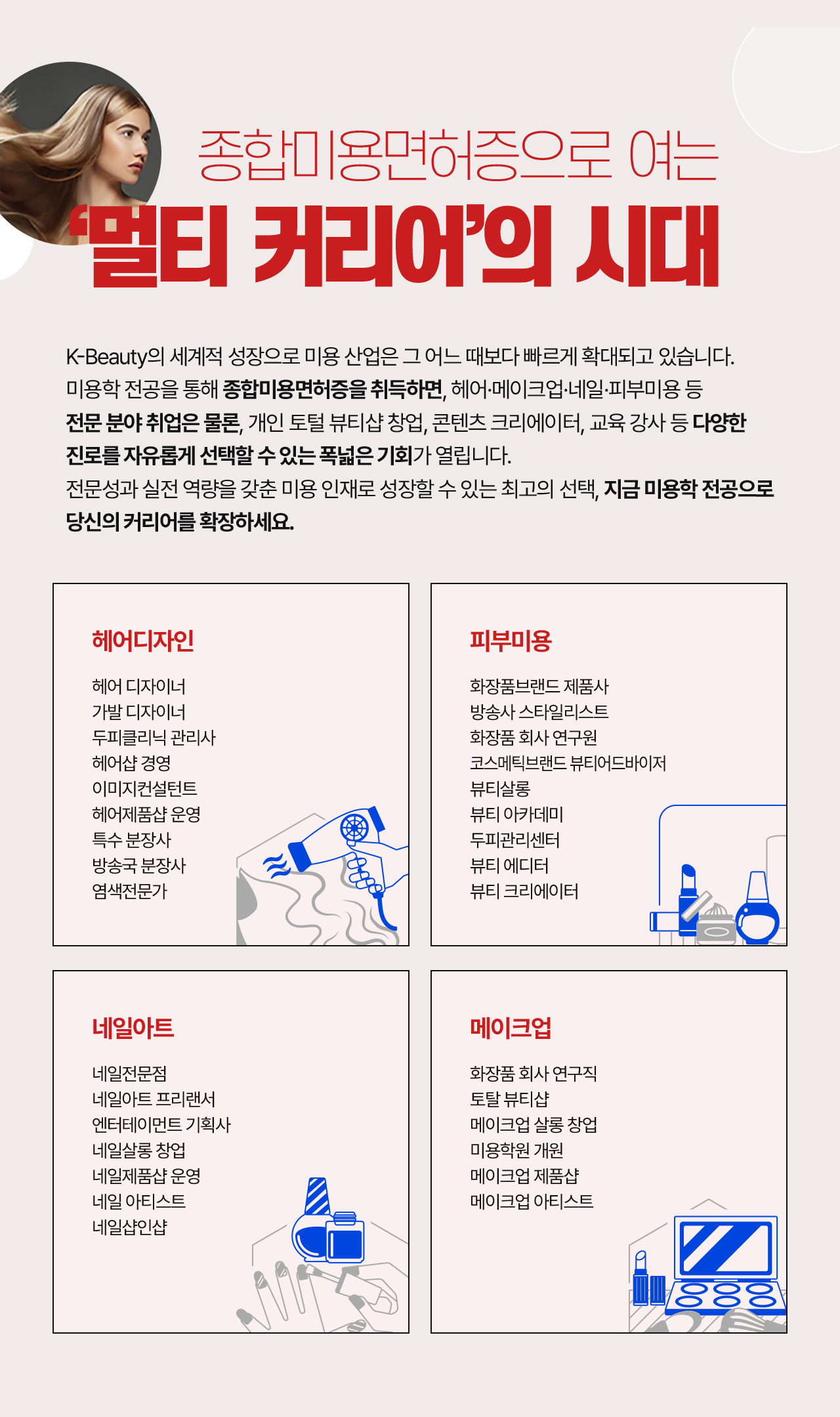 종합미용면허증으로 여는 '멀티 커리어'의 시대